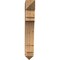 Ekena Millwork Merced Arts & Crafts Rough Sawn Bracket, Western Red Cedar, 6"W x 28"D x 40"H BKT06X28X40MRC03RWR - alternate 4
